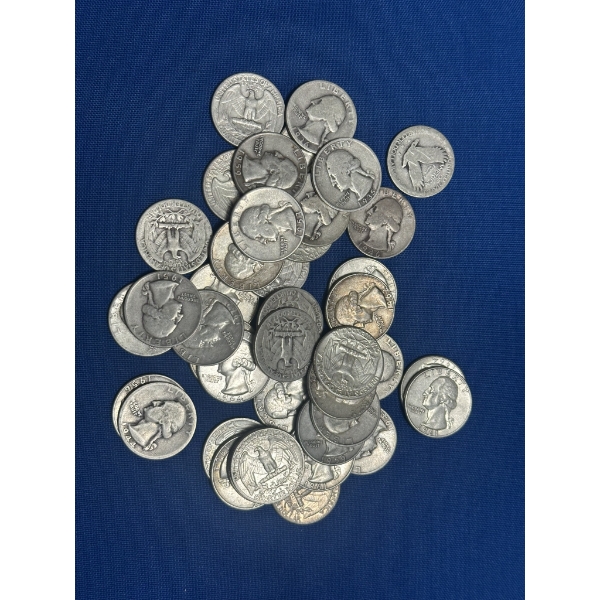 Assorted 90% Silver Quarters - $10 Face Value