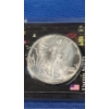 Image 2 : 1987 Littleton Coin Company Uncirculated 99.93% Silver American Eagle Struck By The U.S Mint