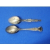 Image 6 : 2 - Vintage Sterling Silver Collectible Spoons: Elgin Academy & Indian Totem Pole - TW: 41.7g