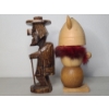 Image 4 : Hand Made & Carved Wooden Statue Figure Art Pieces