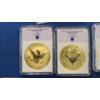 Image 12 : (9) Assorted American Mint CuNi 24K Gold Layered Replica Coins 
