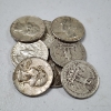 Image 1 : Eight Assorted United States 90% Silver Quarters ~ $2.00 Face Value 