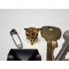 Image 2 : Lot of Assorted Small Collectible Items: Pennies, Thimble, Keys, Religious Figure, Earrings, & More!