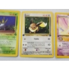 Image 3 : Three 1st Edition Vintage Pokemon Cards: Oddish 58/64, Eevee 55/82, & Smoochum 54/64