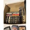 Image 12 : Cassette Player & Case of Cassettes - Emerson Brand - Double Sided Brown Case - Various Cassettes - 