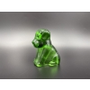 Image 1 : Degenhart Dogs - Dark Green - Adorable Glass Dog Figurine - ~2.5 inches 