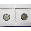 Image 6 : 6 Assorted Years Silver Mercury Dimes FV: $0.60