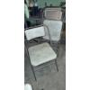 Image 1 : PICKUP IN CANTON -  4 Ft Vintage Folding Card Table & 4 Chairs - Excellent Condition - See Pics