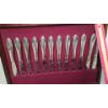 Image 3 : Assorted Silverplated Flatware & Storage Box - Over 7 lbs 