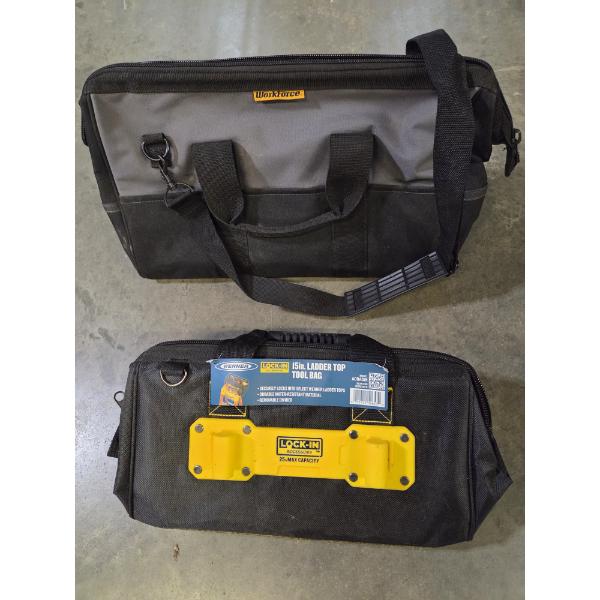 New 20'' Workforce Tool Bag & New Werner Ladder Top 15'' Tool Bag