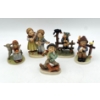 Image 1 : Lot of 5 Goebel Figurines From Germany