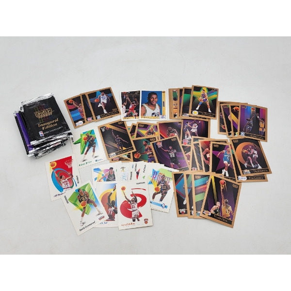 Assortment of Skybox 1990-1991 Basketball Trading Cards