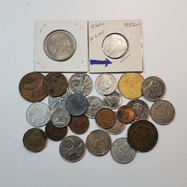 Nice Lot of Assorted World Coins - See Photos!
