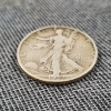 Image 2 : 1937-D United States 90% Silver Walking Liberty Half Dollar