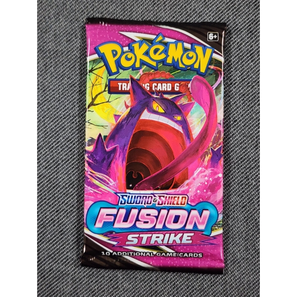 SEALED Pokemon Sword & Shield Fusion Strike 10 Card Booster Pack - Mint Condition