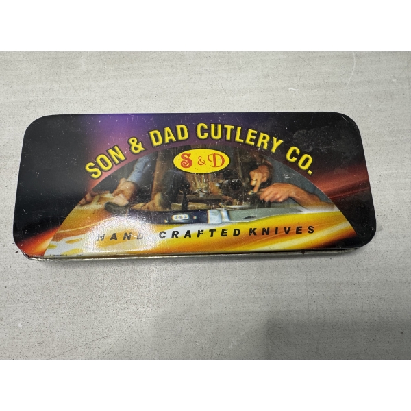 Son & Dad Cutler Co. Hand-Crafted Knives - New In The Package 