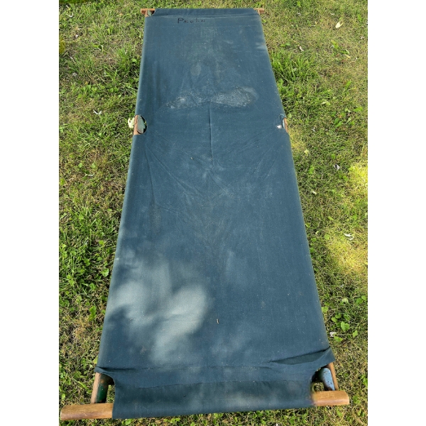 Vietnam Era Military Cot - All Pieces Included