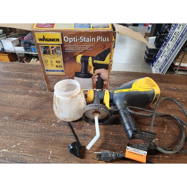 Wagner Opti-Stain Plus Exterior Hand-Held Sprayer for Staining Projects