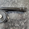 Image 10 : B & M BW3 10 Ft Black Widow Telescopic Pole 3 Sections W/ Crappie Reel - Good Condition! 