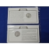 Image 6 : 1883 Morgan Silver Dollar and 1923 Peace Silver Dollar w/ Stamps - Postal Commemorative Society