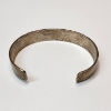Image 3 : Southwestern-Style Sterling Silver Cuff Bracelet with Turquoise Inlay - Total Weight: 23.9g