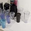 Image 4 : Lot of 25 Assorted Drinkware Items Including 16 US Acrylic Splash Tumblers and Mixed Drinkware
