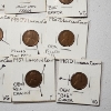 Image 10 : Lot of 33 Assorted Lincoln Wheat Cents - 1950's - Various Conditions & Errors - Face Value: $0.33