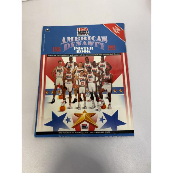 USA Basketball - America's Dynasty Poster Book 1936-1992 - Photo is the Acutal 22"x34" poster includ