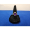 Image 7 : Stunning 14K Gold Ring with Amethyst-Colored Gemstone - Size 7 - 5.1g 