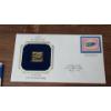 Image 2 : Collection Of Commemorative Stamp Sheets And 22Kt Gold Replica First-Day Cover Airmail Stamp