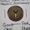 Image 3 : Very Nice Collection of 9 Various Transit Tokens Ft. Stockton California & New York City Coins!