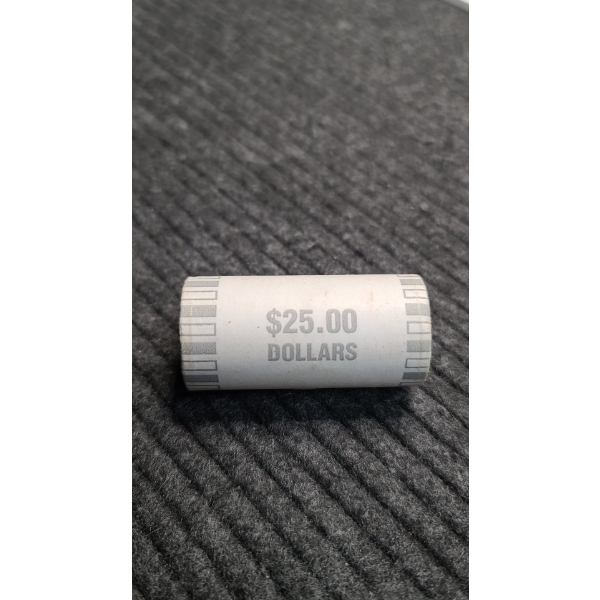 2000-P $25 Bank Roll Of Sacagawea $1 Coins Face Value: $25