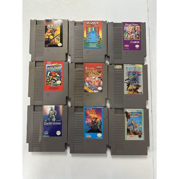 Nine Nintendo NES Video Games - Untested