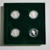 Image 4 : 1997 Canadian Mint Sterling Silver Canada's Best Friends Fifty Cent Four Coin Set ~ ASW: 0.2778oz EA