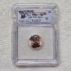 Image 1 : Austin Hutto Signed 2025 Lincoln Shield Cent graded MS67+ RD by ICG