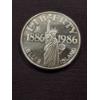 Image 1 : 1986 Ellis Island .999 Fine Silver Troy Ounce Coin - Mint Condition - Great Coin