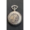 Image 4 : American Historic Society Quartz Pocket Watch & Coin Replica Necklace 