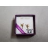 Image 1 : 10K Gold Tinker Bell Stud Earrings Total Weight 0.4g