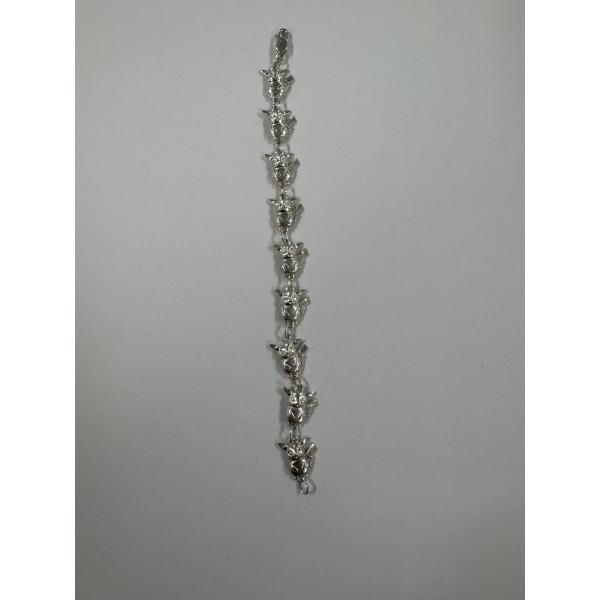 Vintage Pokemon Pikachu Sterling Silver Bracelet  - 7 Inches In Length - Mint Condition