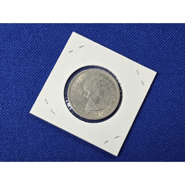 1966 British Two Schillings Coin (Florin) ft. Queen Elizabeth II - Gorgeous Coin!