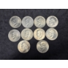 Image 1 : (10) Eisenhower Dollars
