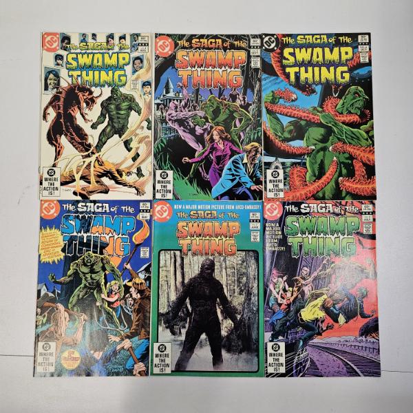 The Saga Of The Swamp Thing Issues One, Two, Three, Four, Five, And Six