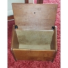 Image 2 : Wooden Bread Box - Lidded Vintage Unit