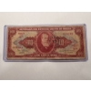 Image 1 : 1967 Republic of Brazil Stamped 10 Centavos Bank Note In Holder - Incredible Note
