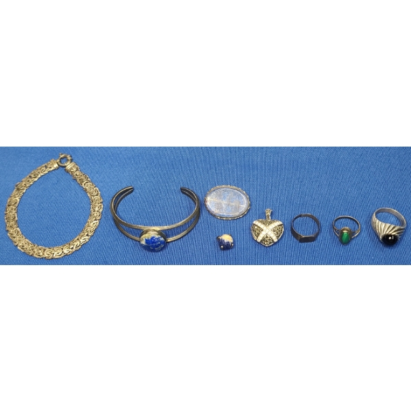 Assorted Sterling Silver Jewelry Pieces - Total Weight: 59.9g
