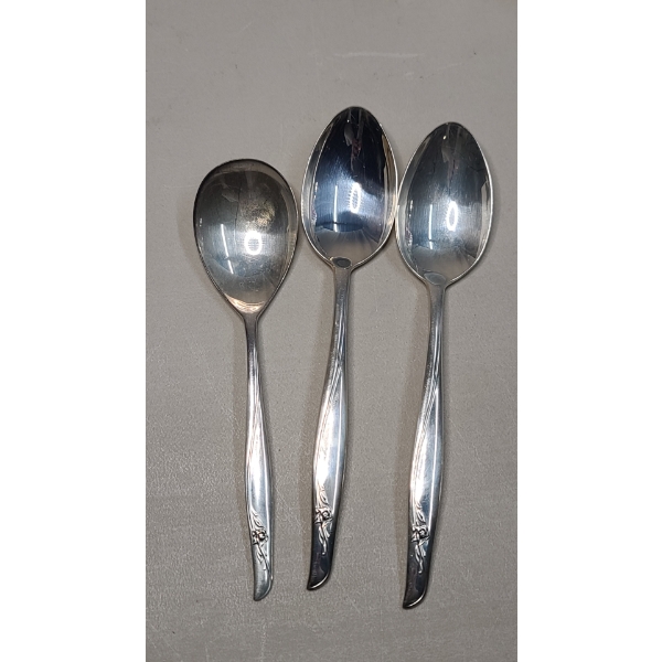 (3) Sterling Silver Spoons - Total Weight: 121.3g