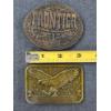 Image 7 : Two Belt Buckles - Frontier Hotel Las Vegas & Freedom is Not Free American Eagle