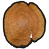 Image 1 : 26"x30" Live Edge Round - 2" Thick - Polyurethaned