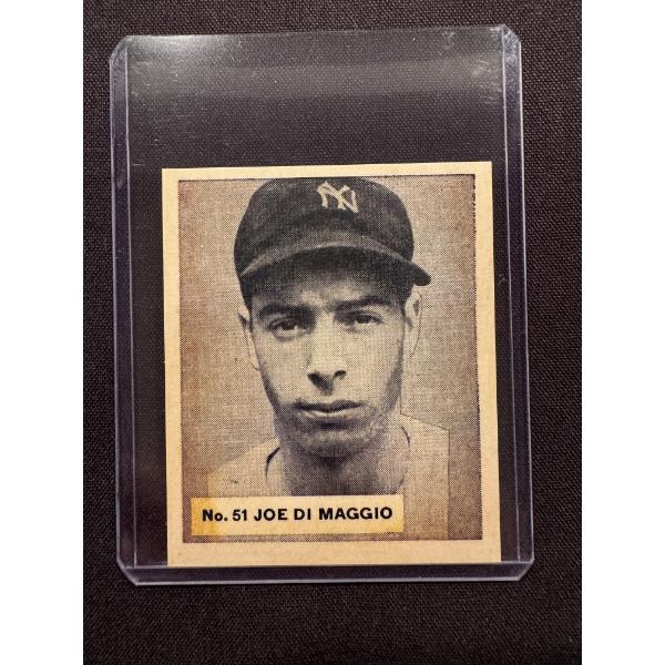 Joe Di Maggio Big League Chew Archive Baseball Card - Mint Condition In Protective Holder 