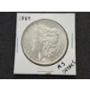 Image 1 : 1889 Morgan Silver Dollar - 90% Silver - Excellent Condition MS Details